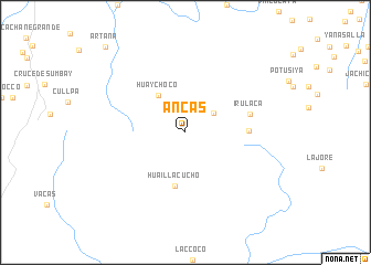 map of Ancas