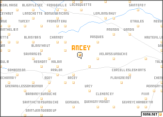 map of Ancey