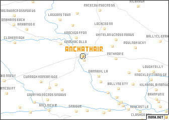 map of Án Chathair