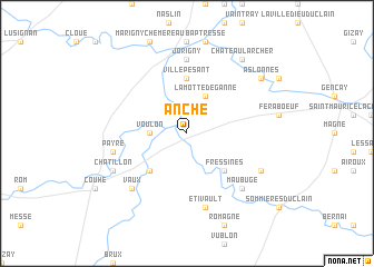 map of Anché