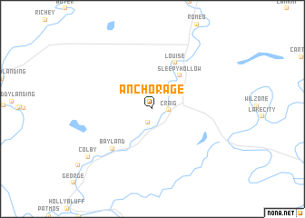 map of Anchorage