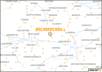 map of An Chorrchoill