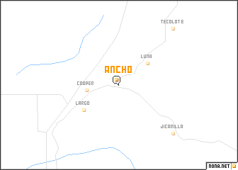 map of Ancho