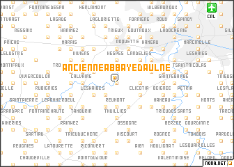 map of Ancienne Abbaye dʼAulne