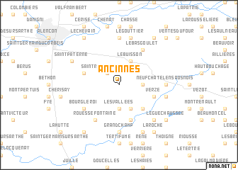 map of Ancinnes