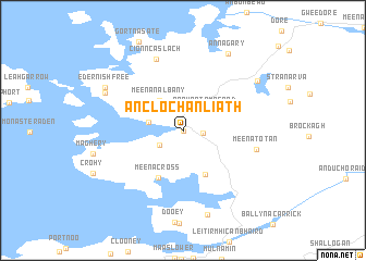 map of An Clochán Liath