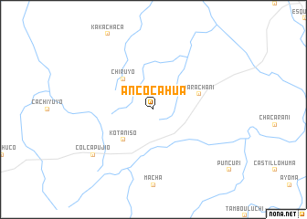 map of Ancocahua