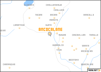 map of Ancocalane