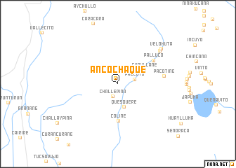map of Ancochaque
