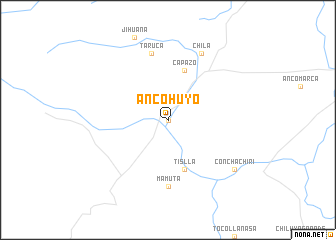 map of Ancohuyo
