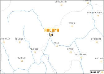 map of Ancoma