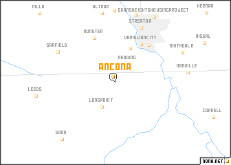 map of Ancona