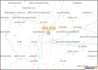 map of Ancône