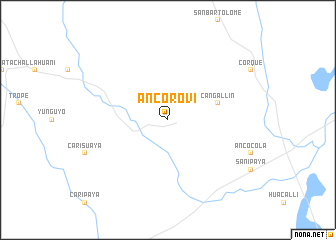 map of Ancorovi