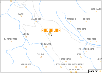 map of Ancoruma