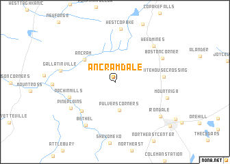 map of Ancramdale