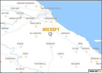 map of Ancroft