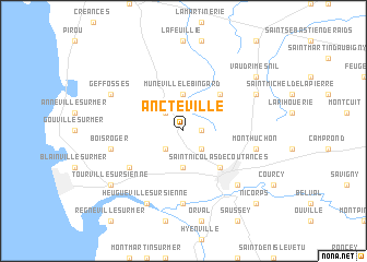 map of Ancteville