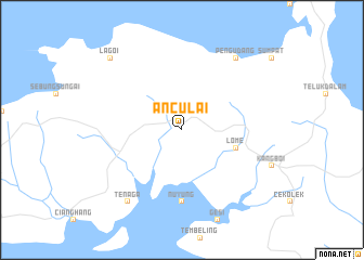 map of Anculai