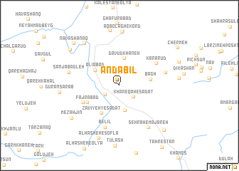 map of Andabīl