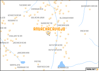 map of Andachaca Viejo