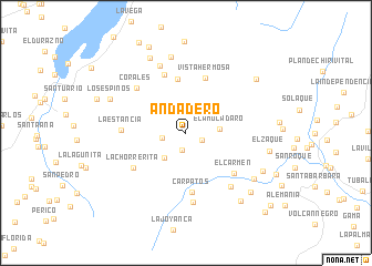 map of Andadero