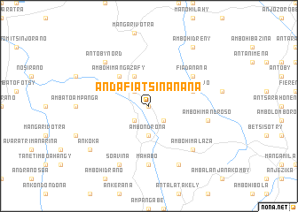 map of Andafiatsinanana