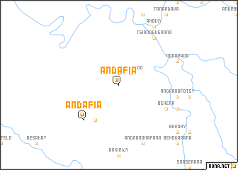 map of Andafia