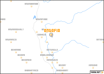 map of Andafia