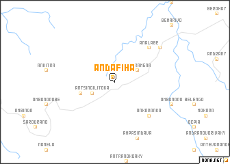 map of Andafiha