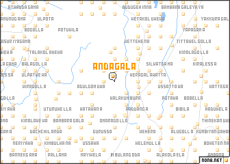 map of Andagala