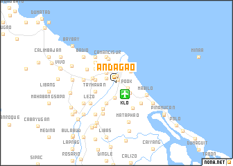 map of Andagao