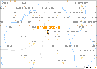 map of Andaha Samu