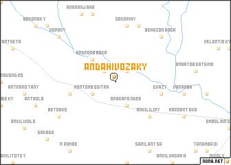 map of Andahivozaky