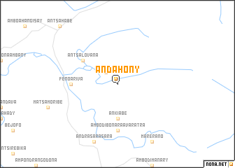 map of Andahony