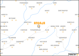 map of Ānd Āja