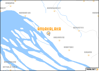 map of Andakalaka