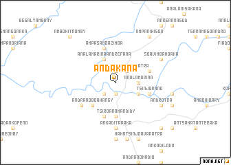 map of Andakana