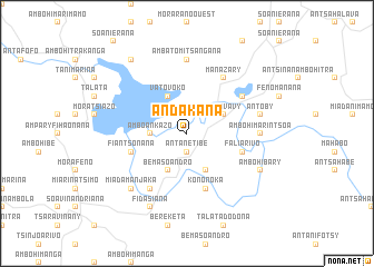 map of Andakana