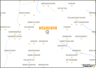 map of Andakana