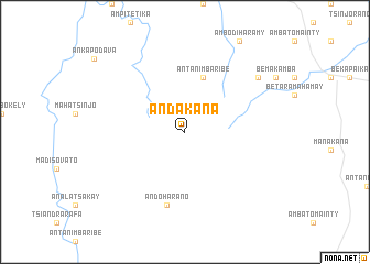 map of Andakana