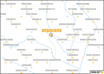 map of Andakana