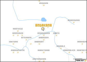 map of Andakana