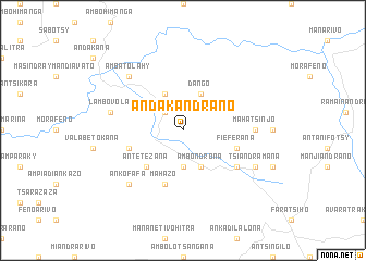 map of Andakandrano