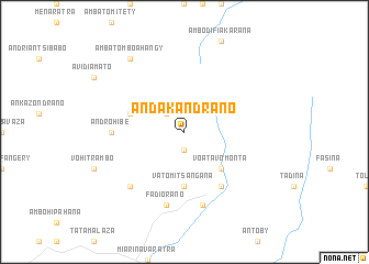 map of Andakandrano
