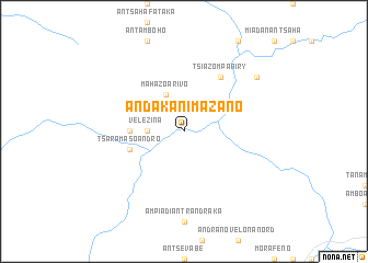 map of Andakanimazano