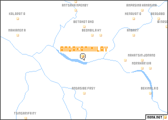 map of Andakanimilay