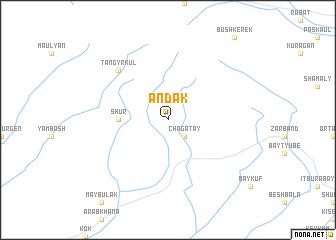 map of Andak