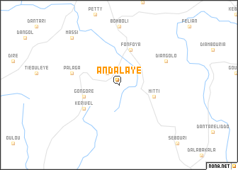 map of Andalaye