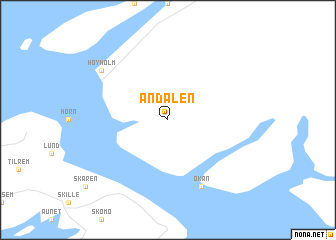 map of Andalen